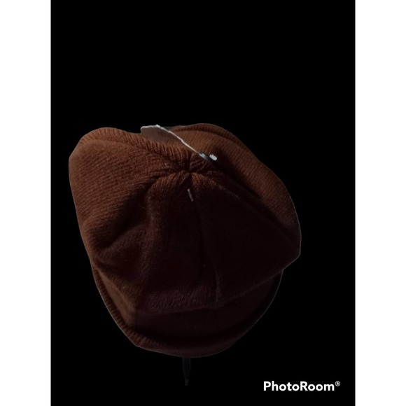 Brown Skull Beanie Hat - Picture 3 of 8